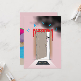 Happy Passover Exodus Cartoon Greeting Kaart