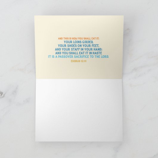 Happy Passover Feestdagen Kaart (Binnen)