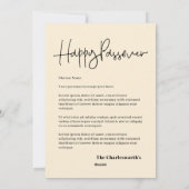 Happy Passover Feestdagenkaart (Achterkant)