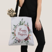 Happy Passover Floral Passover Art Tote Bag (Dichtbij)