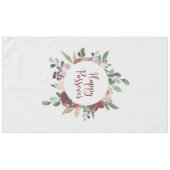 Happy Passover Floral Pesach Tafelkleed (Voorkant (Horizontaal))