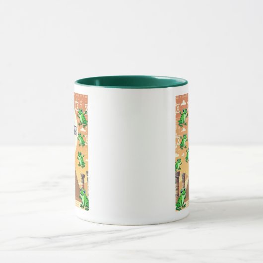 Happy Passover Frog Mok (Midden)