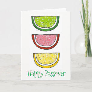 Happy Passover Fruit Slice Jellies Jelly Snoep Kaart