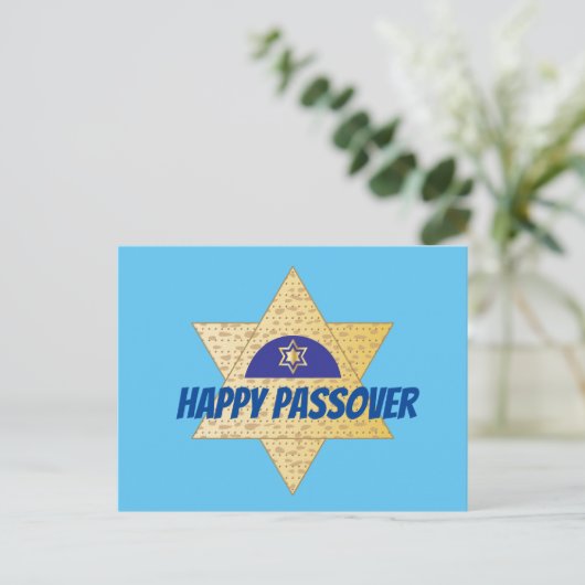 Happy Passover Greeting Holiday Kaart (Staand voorkant)