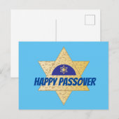 Happy Passover Greeting Holiday Kaart (Voorkant / Achterkant)