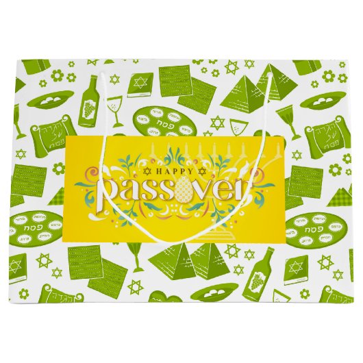 Happy Passover Groot Cadeauzakje (Voorkant)