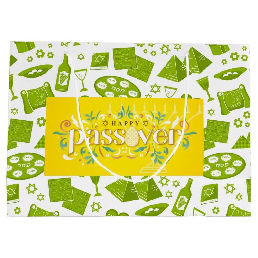 Happy Passover Groot Cadeauzakje (Achterkant)