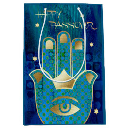 Happy Passover. Hamsa Lucky Symbol Medium Cadeauzakje