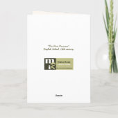 Happy Passover in Hebreeuws Fine Art Wenskaarten Kaart (Achterkant)