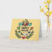 Happy Passover Kaart (Gele Bloem)