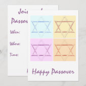 Happy Passover Kaart (Voorkant / Achterkant)