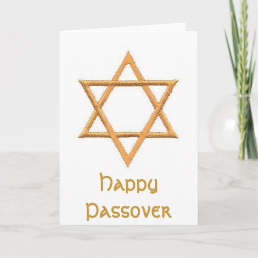Happy Passover Kaart (Voorkant)