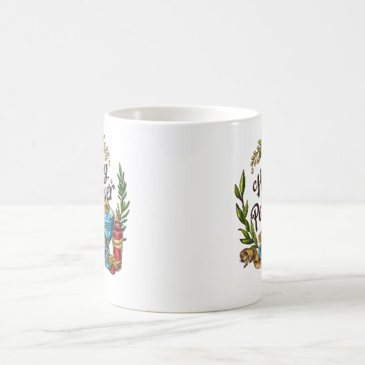 Happy Passover Koffiemok (Center)