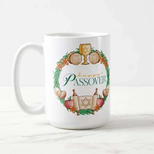 Happy Passover Koffiemok (Links)