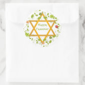 Happy Passover Magen David Sticker (Tas)