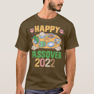 Happy Passover Matzah Jewish Holiday Pesach Holida T-shirt