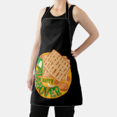 Happy Passover met Cute Matzo Jewish Holiday Schort (Insitu)