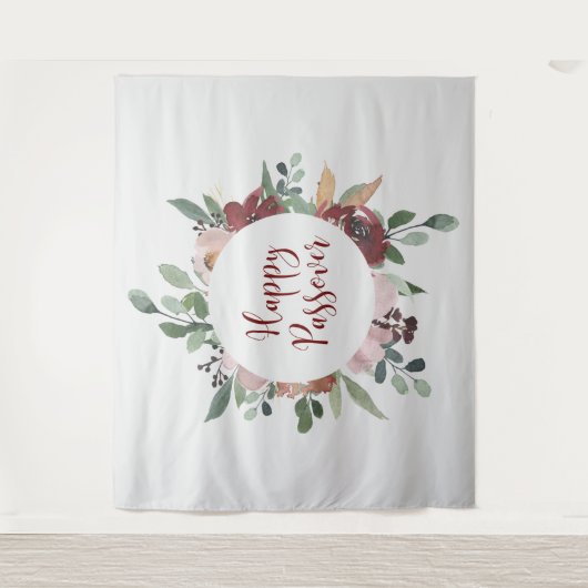 Happy Passover - Pesach-decor Wandkleed (Voorkant)