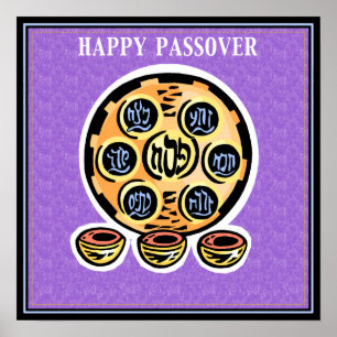 "Happy Passover"-printer/Poster Poster