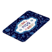 Happy Passover. Shalom bij Pesach Gift Magnets Magneet (Linkerzijde)