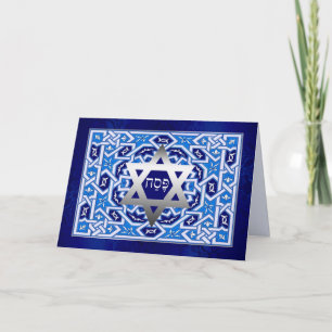 Happy Passover. Shalom bij Pesach Kaart