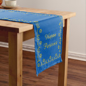 Happy Passover Short Table Runner Korte Tafelloper (Voorbeeld)