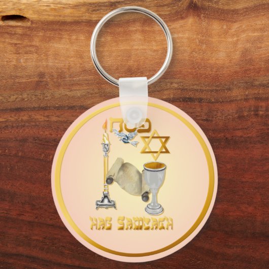 Happy Passover Sleutelhanger (Voorkant)