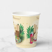 Happy Passover Spring Pesach Seder  Decor Papieren Bekers (Rechts)