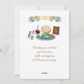 Happy Passover Spring Pesach Seder Feestdagenkaart (Achterkant)