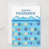 Happy Passover Spring Pesach Seder Feestdagenkaart (Voorkant)