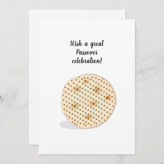 Happy Passover Spring Pesach Seder Feestdagenkaart (Voorkant / Achterkant)