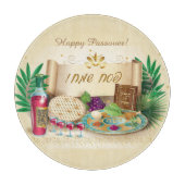 Happy Passover Spring Pesach Seder  Snijplank (Voorkant)