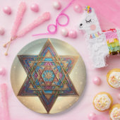 Happy Passover Star of David Papieren Bordje (Feest)