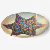 Happy Passover Star of David Papieren Bordje (Gekanteld)