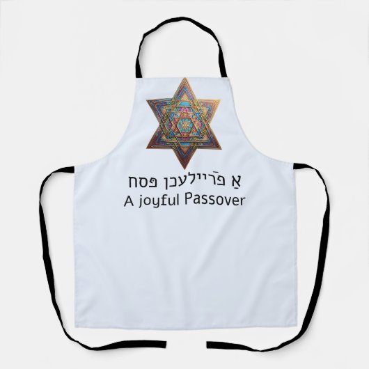 Happy Passover Star of David Schort (Voorkant)