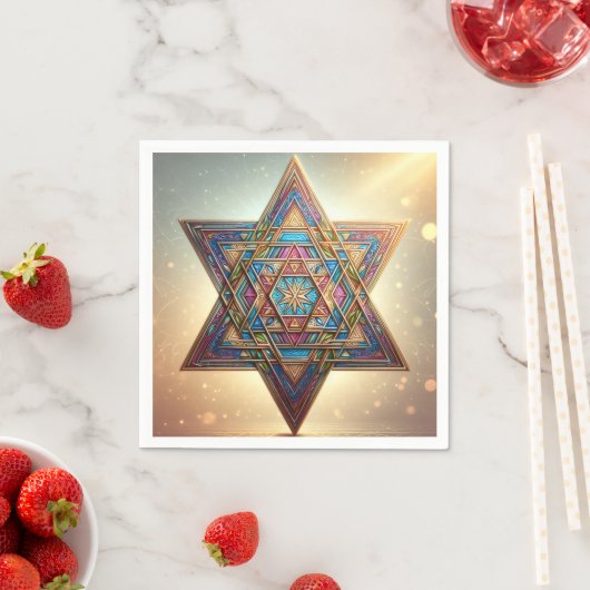 Happy Passover Star of David Servet (Insitu)