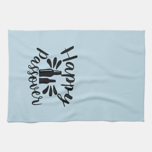 Happy Passover Theedoek (Horizontaal)