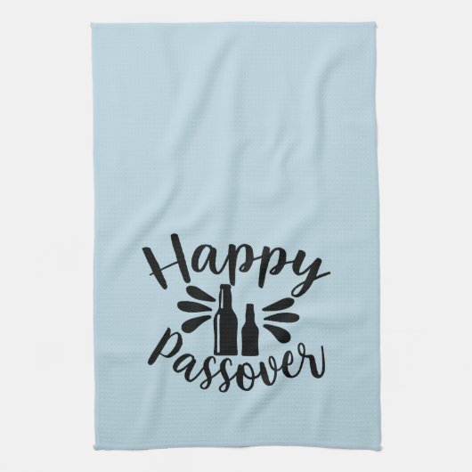 Happy Passover Theedoek (Verticaal)