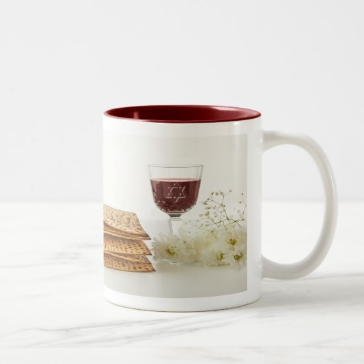 Happy Passover Tweekleurige Koffiemok (Rechts)