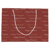 Happy Passover Typography Groot Cadeauzakje (Achterkant)