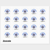 Happy Passover Vierkante Sticker (Vel)