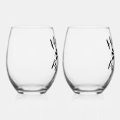 Happy Passover Wijnglas Zonder Voet (Rechts)