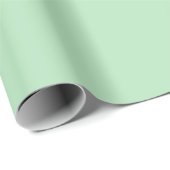 Happy Pastel Green #B6E4BD Wrapping Paper Cadeaupapier (Rol Hoek)