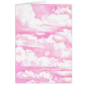 Happy Pastel roze wolken