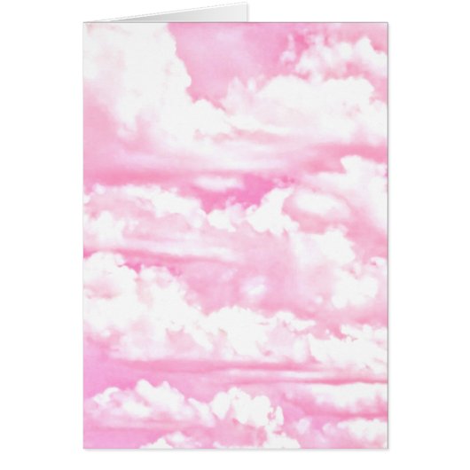 Happy Pastel roze wolken (Voorkant)
