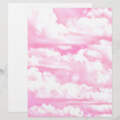 Happy Pastel roze wolken (Voorkant / Achterkant)