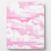 Happy Pastel roze wolken Fotoplaat (Voorkant)