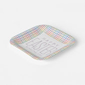 Happy Pastelpleister aanpasbare lente Papieren Bordje (Gebogen)