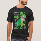 Happy Pat Rex Day Dinosaur T Rex St Patrick's Day  T-shirt (Voorkant)