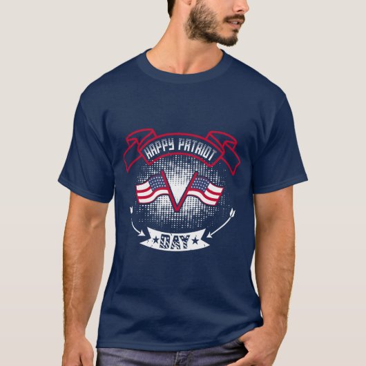 Happy Patriot Day T-shirt (Voorkant)
